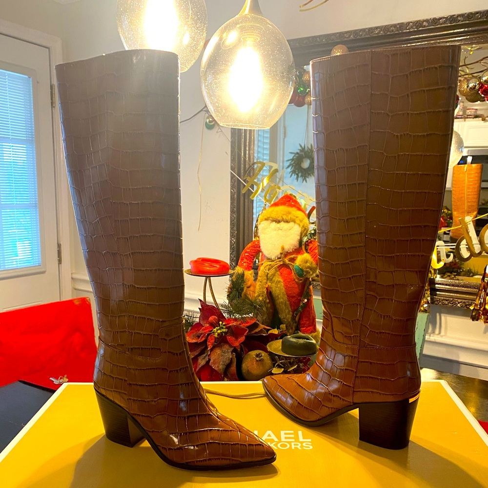 Micheal Kors Crocodile boots